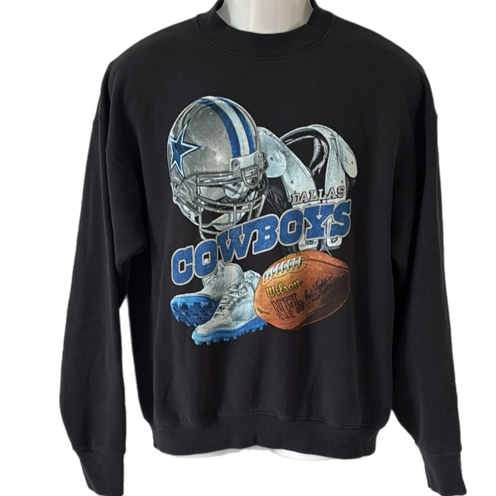 Vintage Fruit of the Loom Dallas Cowboys Graphic Football Sweatshirt